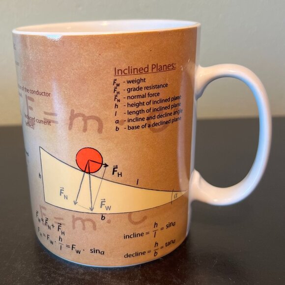 Könitz PHYSICS Knowledge Porcelain Mug ~ Science ~ Engineer - Picture 2 of 10